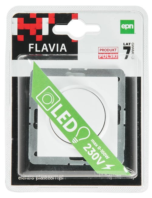 Ściemniacz do LED Biały FLAVIA ELEKTRO-PLAST