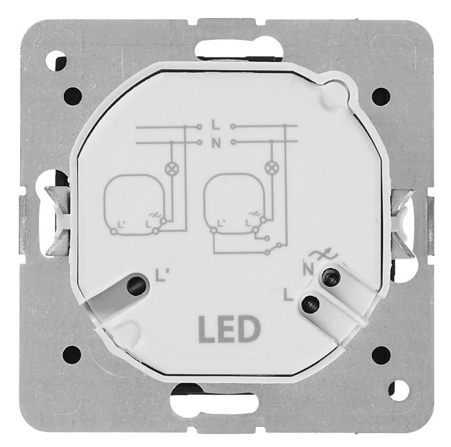 Ściemniacz do LED Czarny FLAVIA ELEKTRO-PLAST