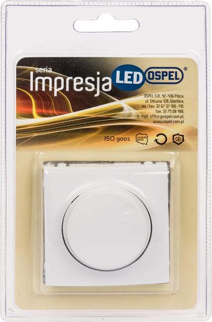 Ściemniacz do LED IMPRESJA Biały OSPEL