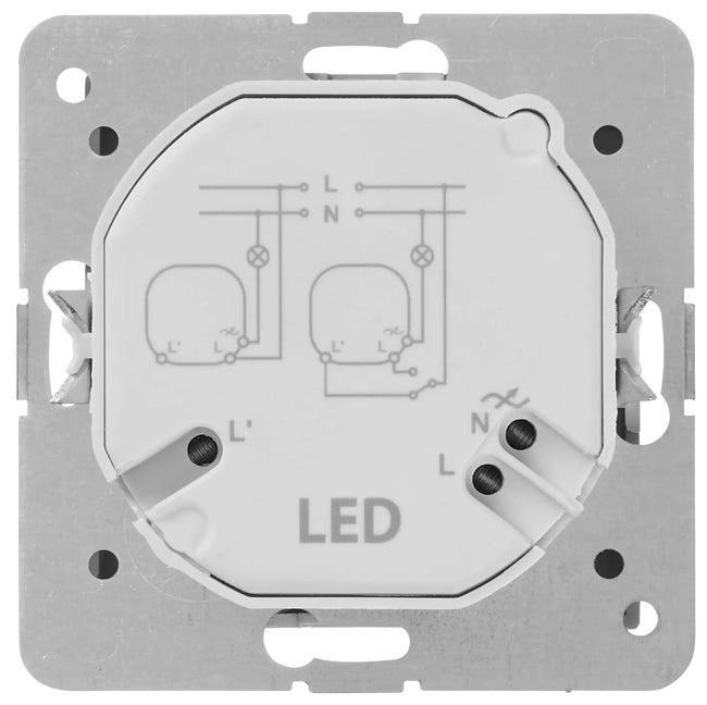 Ściemniacz do LED  Szary mat ELEKTRO-PLAST