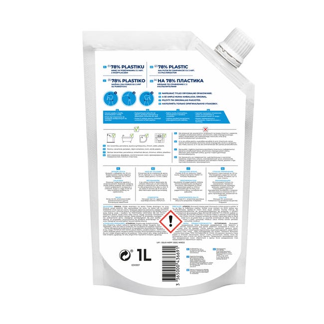 Środek do czyszczenia kabin prysznicowych refill 1 l Starwax