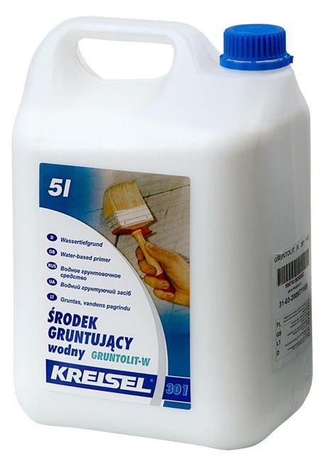 Środek gruntujący wodny Gruntolit-W 301 5 litrów Kreisel