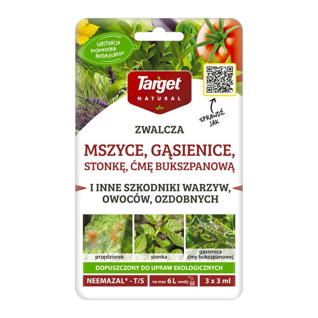 Środek owadobójczy do warzyw i owoców Neemazal 3x3 ml Target