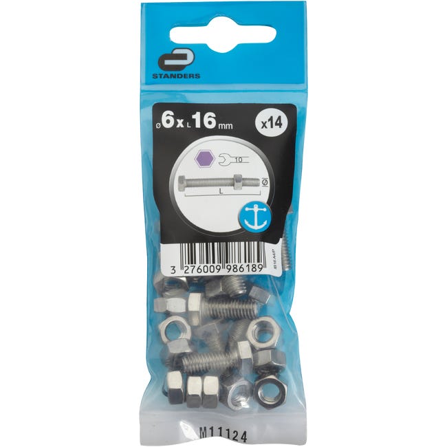 Śruba 6 x 16 mm 14 szt. Standers