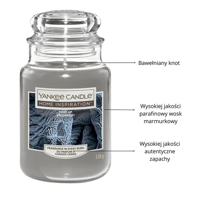 Świeca zapachowa w szkle Cosy up Reconfort Yankee Candle
