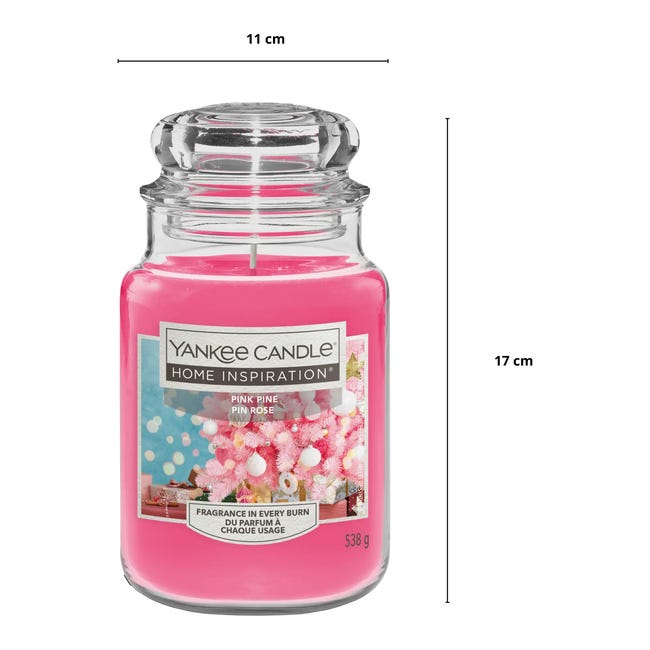 Świeca zapachowa w szkle Pink Pine Yankee Candle