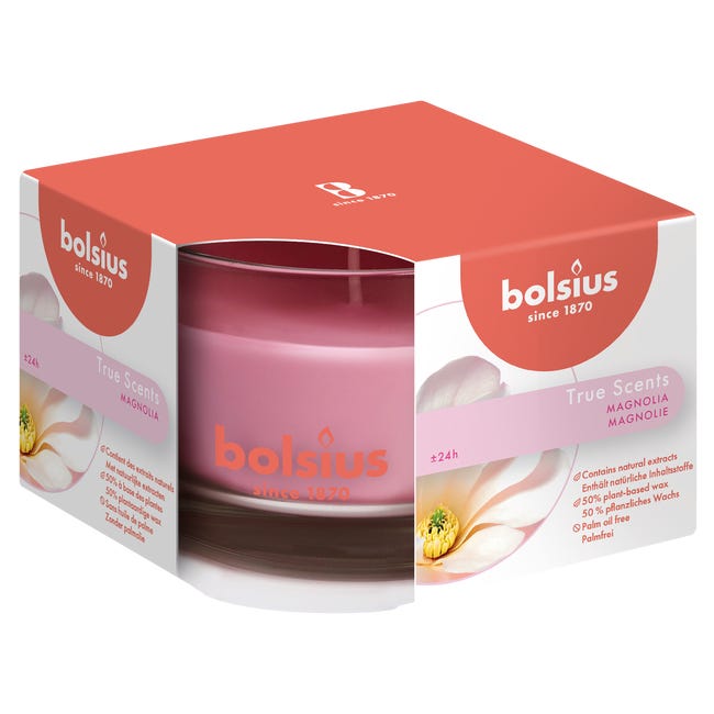 Świeca zapachowa w szkle True Scents magnolia Bolsius