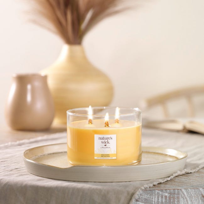 Świeca zapachowa w szkle Wild Honey Woodwick