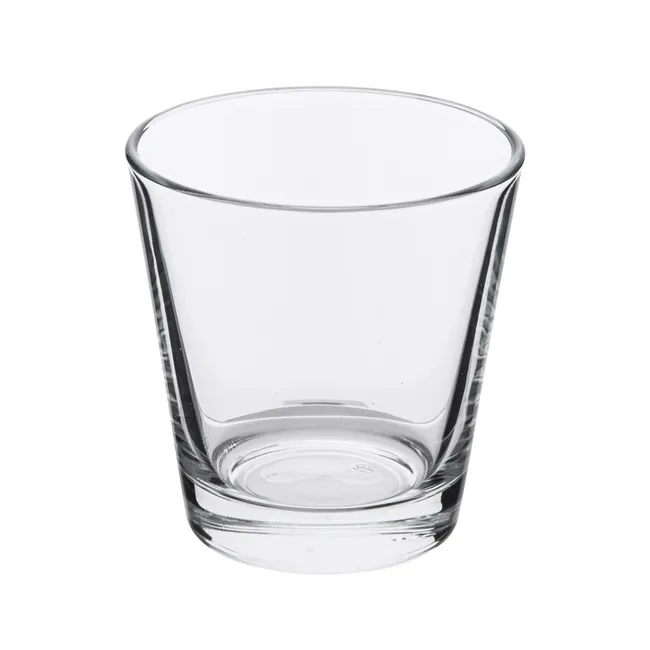 Świecznik szklany Altom wys. 5.5 cm transparentny