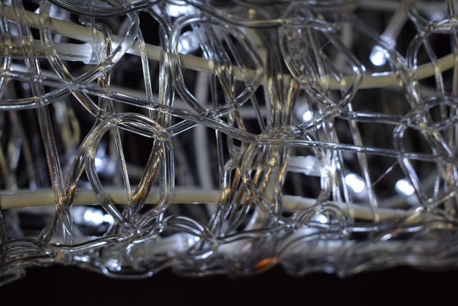 Świecące renifery z saniami 3D ozdoba świąteczna 120 LED