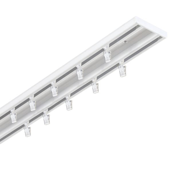 Żabki ze ślizgiem do profilu aluminiowego 60 szt. białe