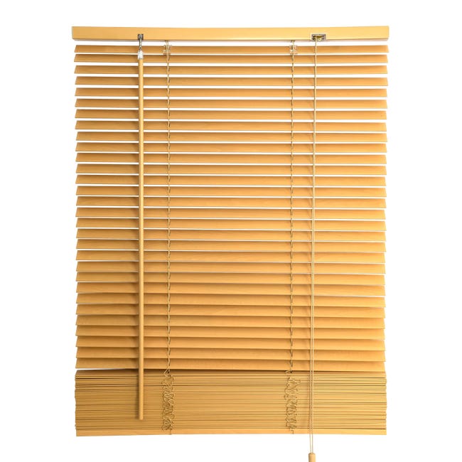 Żaluzja drewniana 60 x 140 cm brązowa 25 mm Inspire