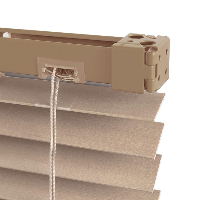 Żaluzja drewniana Nordic 70 x 150 cm brązowa 27 mm