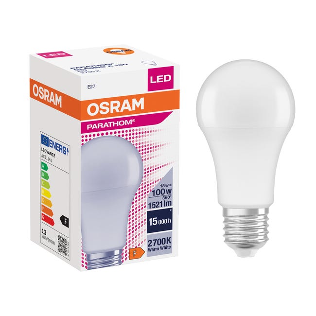 Żarówka E27 (230 V) 7,5 W 1055 lm Ciepła biel OSRAM