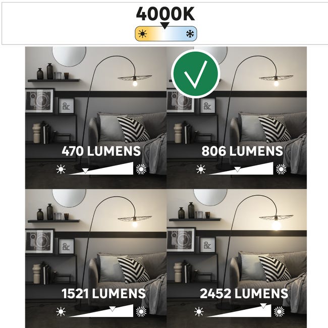 Żarówka E27 5.9 W = 60 W 806 lm Neutralna biel Lexman
