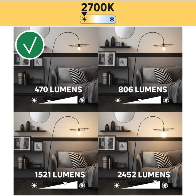 Żarówka LED 3 szt. E14 3,4 W = 40 W 470 lm Ciepła biel Lexman