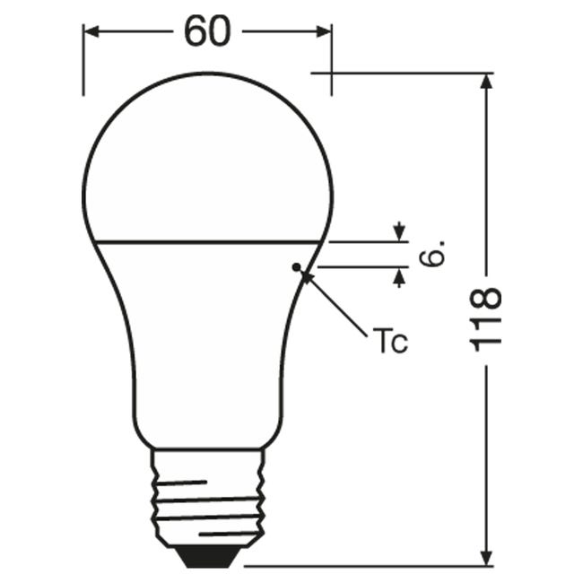 Żarówka LED 3 szt. E27 13 W = 100 W 1521 lm Ciepła OSRAM
