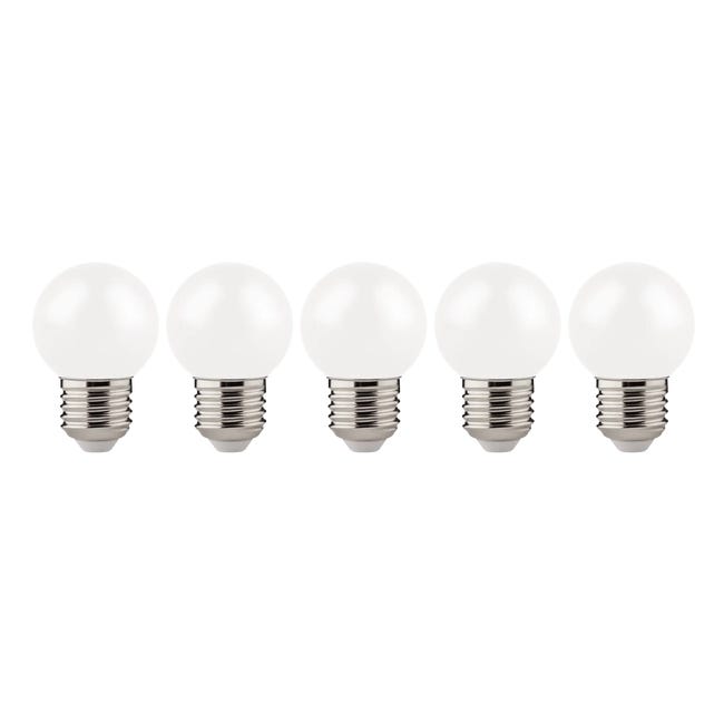 Żarówka LED 5 szt. E27 0,7 W 46 lm Ciepła biel IP44 Lexman