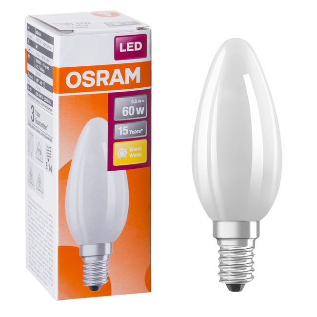 Żarówka LED E14 (230 V) 7W 806 lm Ciepła biel OSRAM
