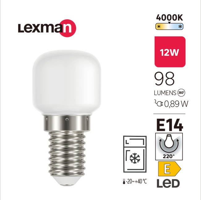 Żarówka LED E14 0,89 W 98 lm Neutralna biel Lexman