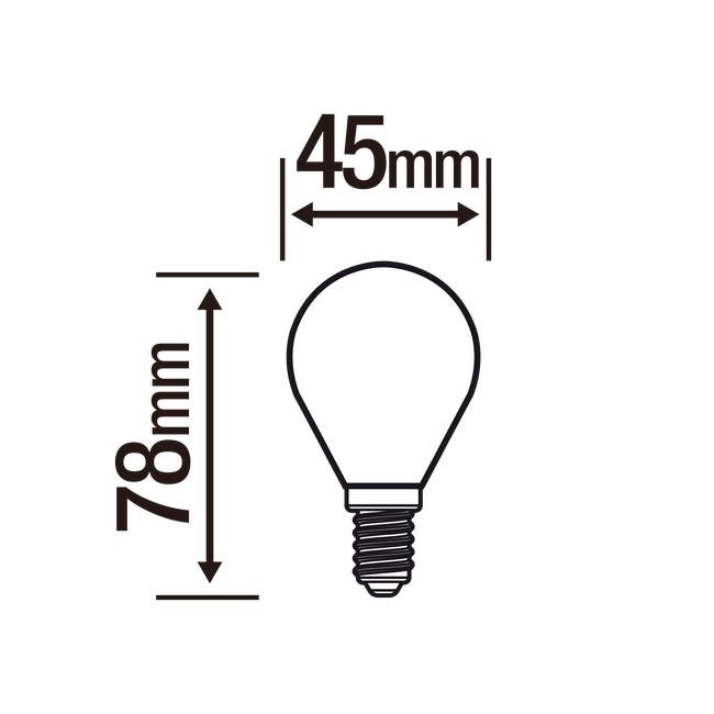 Żarówka LED E14 1,8 W 250 lm Neutralna biel Lexman