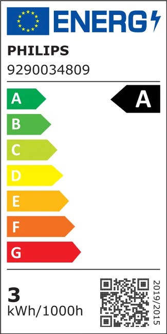 Żarówka LED E14 2,3 W = 40 W 485 lm Neutralna biel Philips