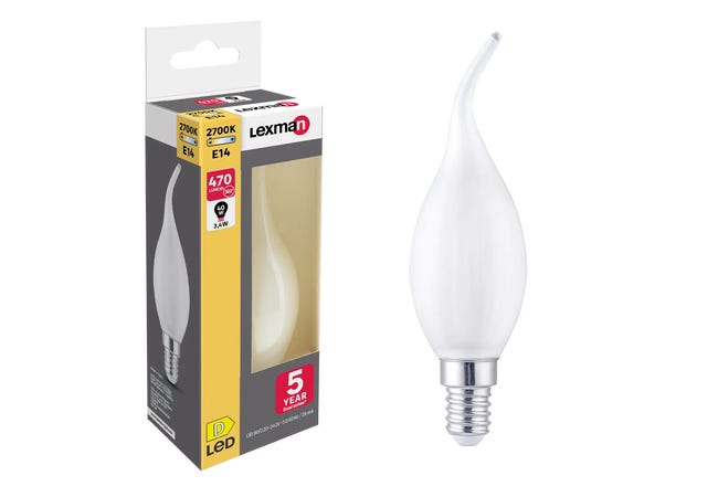 Żarówka LED E14 3,4 W= 40 W 470 lm Ciepła biel Lexman