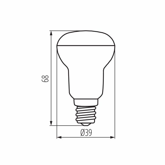 Żarówka LED E14 3 W = 22 W 240 lm Ciepła KANLUX