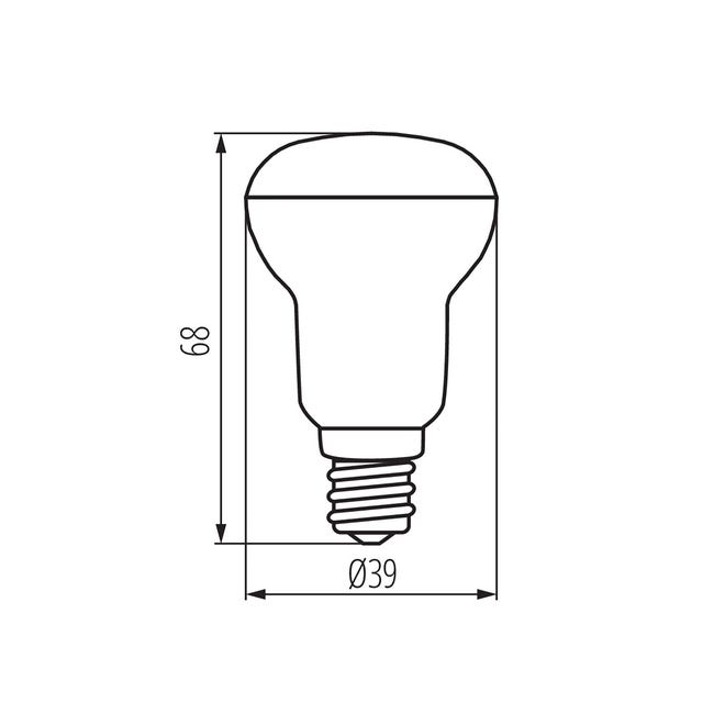 Żarówka LED E14 3 W = 22 W 240 lm Ciepła KANLUX