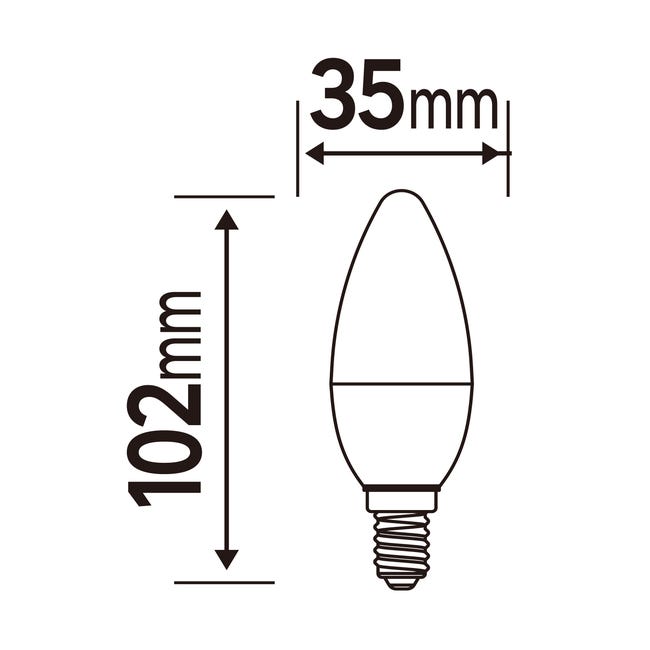 Żarówka LED E14 4,9 W 470 lm Ciepła biel Lexman