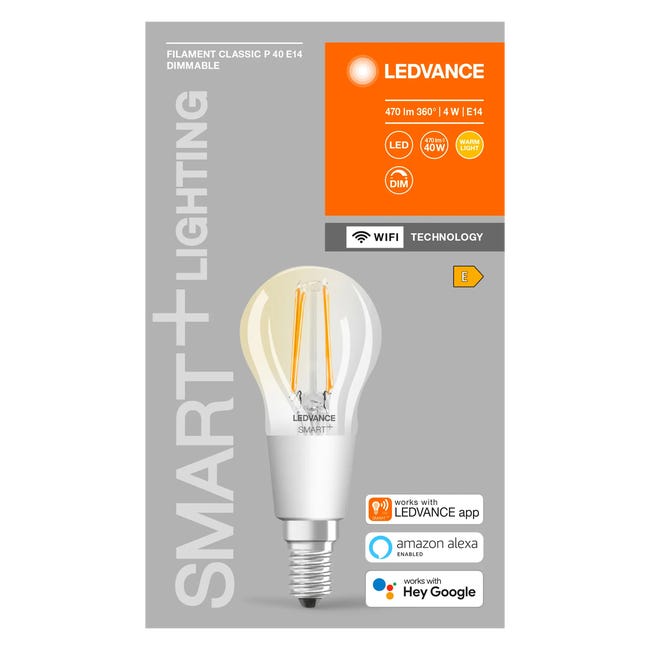 Żarówka LED E14 4 W = 40 W 470 lm Ciepła biel Ledvance