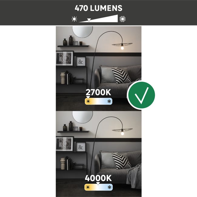 Żarówka LED E14 4.2 W = 40 W 470 lm Ciepła biel Lexman
