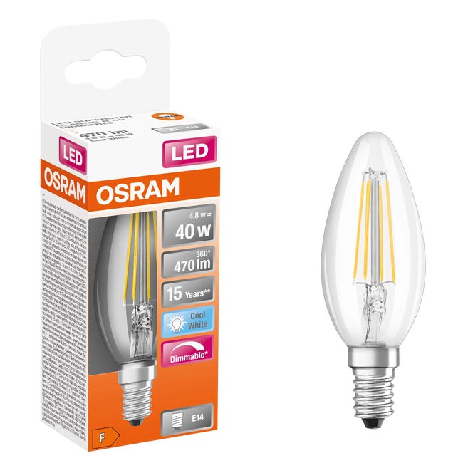 Żarówka LED E14 5 W = 40 W 470 lm Neutralna biel Osram