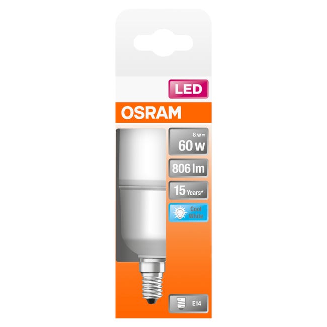 Żarówka LED E14 8 W = 60 W 806 lm Neutralna biel Osram
