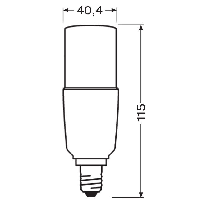 Żarówka LED E14 9 W = 75 W 1050 lm Neutralna biel Osram