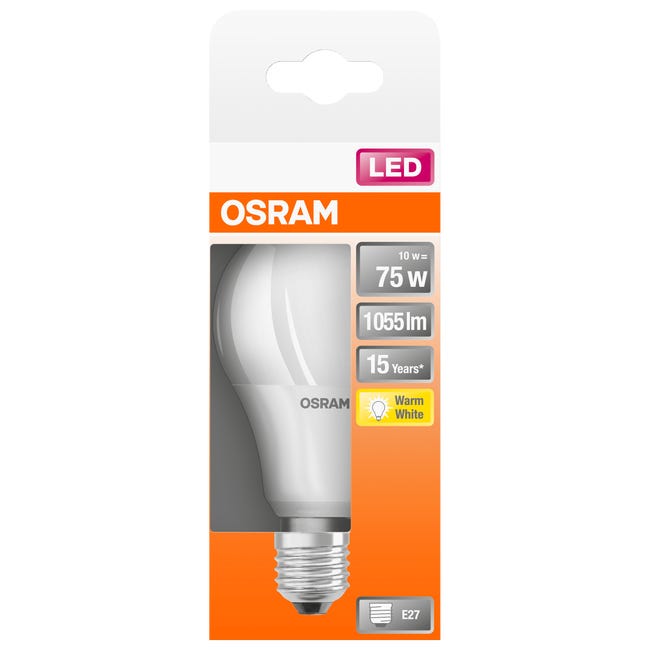 Żarówka LED E27 (230 V) 10 W 1055 lm Ciepła biel OSRAM