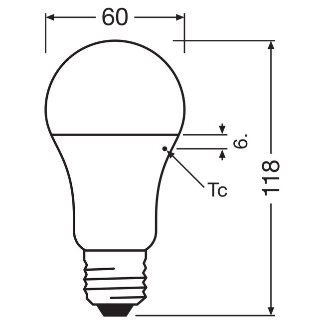 Żarówka LED E27 (230 V) 13 W 1521 lm Ciepła biel OSRAM