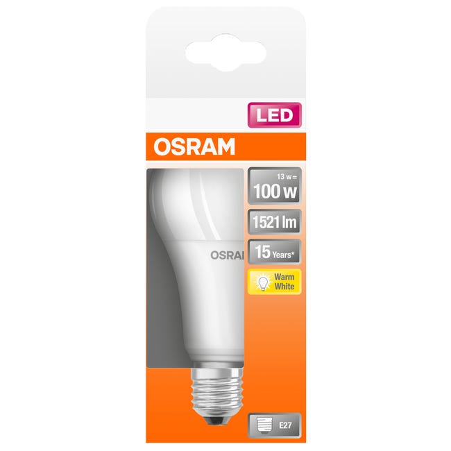 Żarówka LED E27 (230 V) 13 W 1521 lm Ciepła biel OSRAM