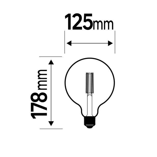 Żarówka LED E27 10,5 W 1521 lm Ciepła biel Lexman