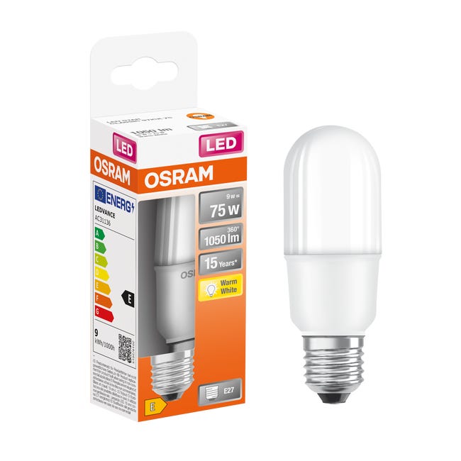 Żarówka LED E27 10 W = 75 W 1050 lm Ciepła biel Osram