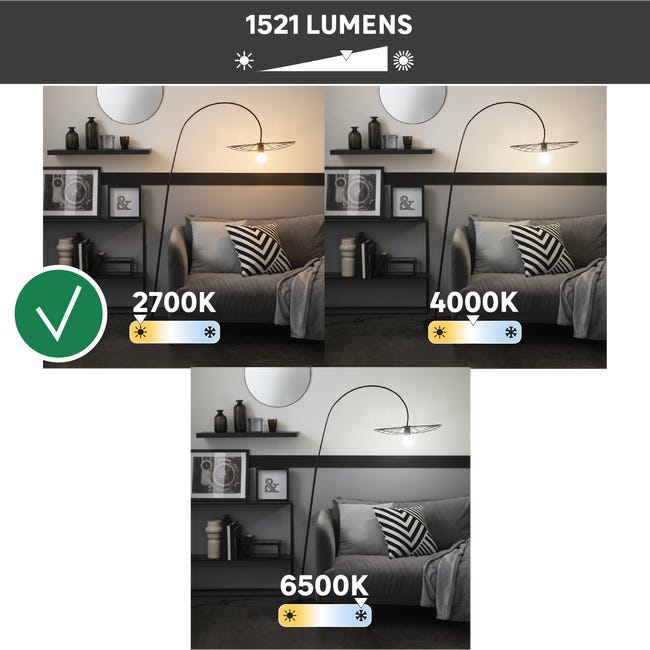 Żarówka LED E27 11,2 W = 100 W 1521 lm ciepła biel Lexman