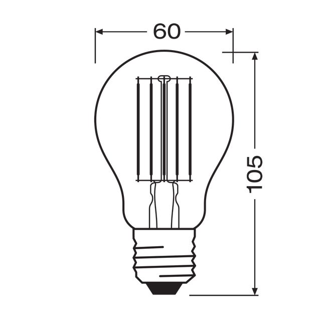 Żarówka LED E27 11 W 1521 lm Zimna biel Osram