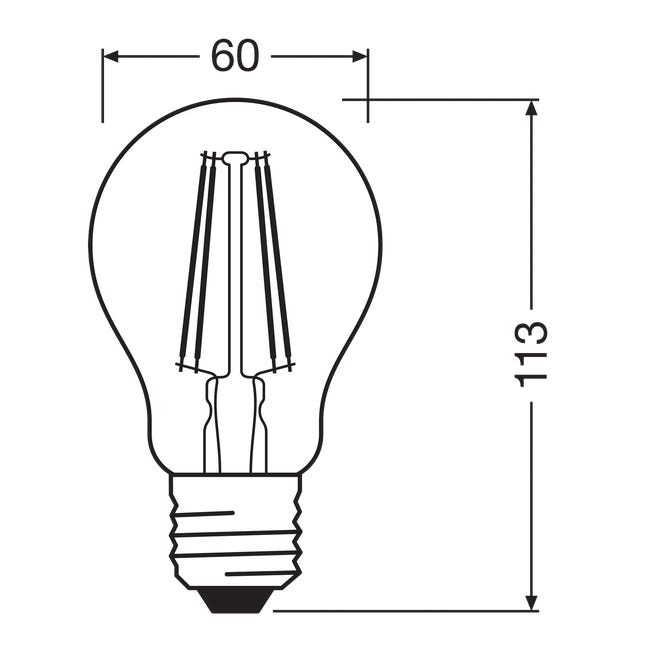 Żarówka LED E27 12 W = 100 W 1521 lm Neutralna biel Osram