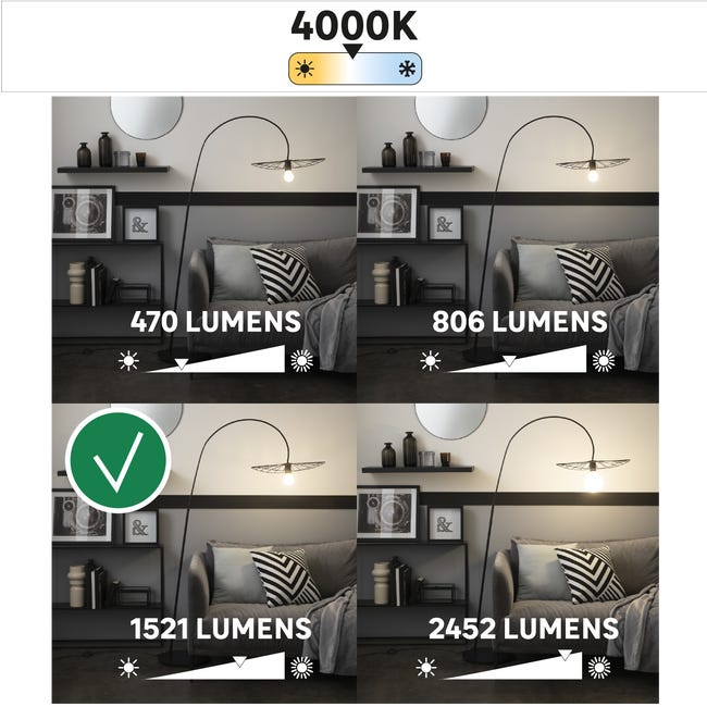 Żarówka LED E27 1521 lm neutralna biel Lexman