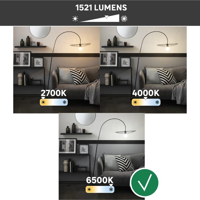 Żarówka LED E27 3 szt. 11,2 W 1521 lm Zimna biel Lexman
