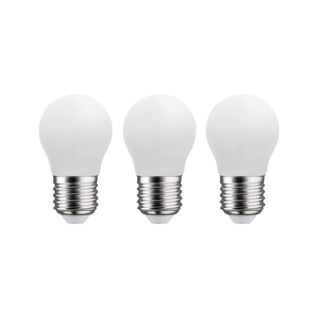 Żarówka LED E27 3 szt. 3,4 W 470 lm Neutralna biel Lexman