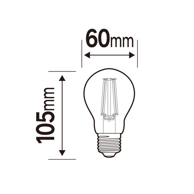 Żarówka LED E27 3.4 W = 40 W 470 lm Ciepła Lexman