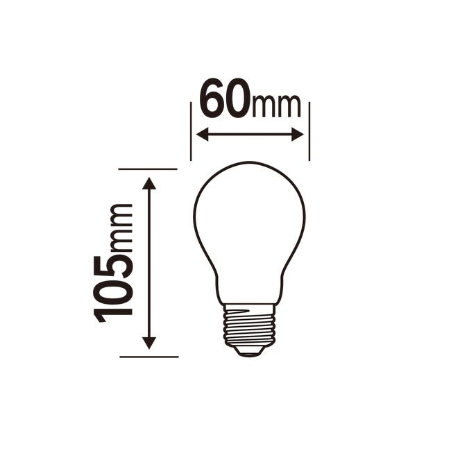 Żarówka LED E27 3szt. 3,8 W 806 lm Ciepła biel Lexman