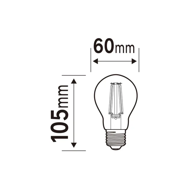 Żarówka LED E27 4 W 470 lm Ciepła biel Lexman
