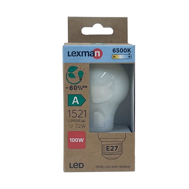 Żarówka LED E27 7,2 W 1521 lm Zimna biel Lexman